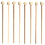 BZKSER Drumsticks - 8 pcs xylophon schlägel,Schlägel Holzschlägel Holz...