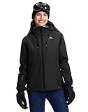 Pioneer Camp Skijacke Damen Wasserdicht Warm mit Abnehmbarer Schneefang...
