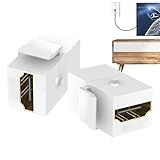 Keystone Adapter-Koppler, 2 Stück, Wandmontage, für BLU-Ray-Player, HDTV,...