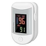 Pulsoximeter Fingerclip, SpO₂ und Pulsfrequenz Gerät für Training,...