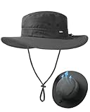 FURTALK Sonnenhut für Herren Damen Packable breiter Krempe Sommer...