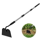 Gartenhacke mit Stiel, Robuste Hacke Garten zum Unkraut, Langer Griff, 166...