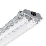 LEDKIA LIGHTING Feuchtraumleuchte mit 2 LED Röhren 150cm IP65 Neutralweiß...