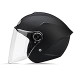 LIONCIANO Motorradhelm Mit Schutzbrille, Jethelm Roller-Helm Scooter-Helm...