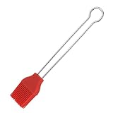 Westmark Brat- und Backpinsel, Länge: 20 cm, Silikon/Rostfreier Edelstahl,...