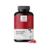 HealthyWorld® Krillöl 1200 mg - 180 Weichkapseln - Omega-3 + Astaxanthin...