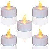 TEECOO Teelichter, LED Kerzen flackernde flammenlose Kerzen, 24-Pack...