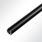 LYSEL Kederschiene Kederleiste Aluminium C-Profil schwarz RAL 9005 für...