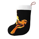 WHJDPP Angry Oriole Bird Printing Weihnachten Dekorative Socken Strumpf zum...
