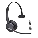 Yealink BH70 Mono Bluetooth Headset mit Mikrofon für Homeoffice, Microsoft...