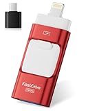 ROSPE USB Stick 256 GB für iPhone, 4-in-1 Flash-Laufwerk für iOS/OTG...