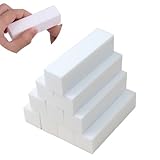 SGERUFZ 10 Pcs Weißer Nagelfeile Schleifblock Polierblock der neuen...