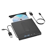 Fegtrtyoa 7 in 1 Externer Blu-Ray-Laufwerk 3D Tragbares Externes...