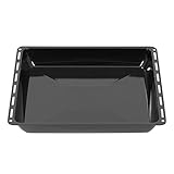 ICQN Backblech 422 x 370 x 45 mm, Emailliert Fettpfanne für Backofen und...