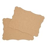 DIN A6 Vintage Karten Set Blanko zum Basteln und Selbstgestalten 300 g/m²...