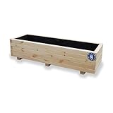 Alfalux Blumenkasten Pflanzkasten Aus Holz Pflanzkübel Balkonkasten...