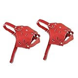 LIGHTAOTAO 2 Stück Verstellbarer Leder Hundemaulkorb Atmungsaktiver Anti...