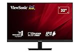 Viewsonic VA3209-2K-MHD 80 cm (32 Zoll) Büro Monitor (QHD, IPS, HDMI,...