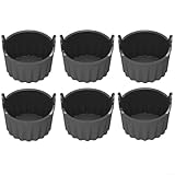 7 cm Silikon-Auflaufförmchen zum Backen, 6 Stück, für Luftfritteusen,...