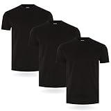 Fm London Herren-t-shirt (3/5er-pack) Herren T-Shirt , Schwarz (3er-pack),...