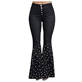 Glöckchenjeans für Frauen, modische Jeanshose mit mittlerem Zustand,...
