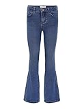 ONLY Mädchen Konroyal Life Reg Flared Pim504 Noos Jeans, Medium Blue...