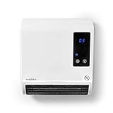 Nedis HTBA20WT Badezimmer-Heizung | 2000 W | Verstellbares Thermostat | 2...