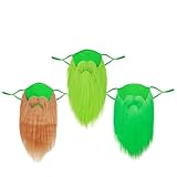 QUXVUIS Packung mit 3 Gesichtsschutz für Erwachsene, Kinder, St. Patrick's...