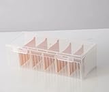 LdawyDE Karteikarten Box, Karteikasten Din A8 mit Abnehmbaren Trennbretter,...