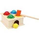 Wedhapy Montessori Holzspielzeug Hammerspielzeug für Kleinkinder 1 3...