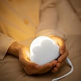 Adiwo LED Nachtlicht, Dimmbar Kinder Nachtlicht Wiederaufladbares...