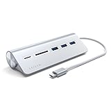 SATECHI USB-C Combo Hub für Desktop – USB-A 3.0 Datenports & Micro/SD...