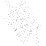 Hemobllo Kleine Transparente Acryl Spulen 5 Stück Leere Garnrollen zum...