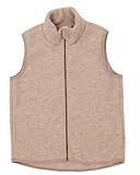 Engel, Damen Fleece Weste mit Reißverschluss, 100% Wolle (Merino, kbT)...