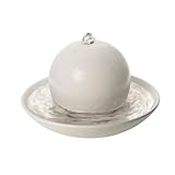 PRIMAVERA Duftbrunnen Rondo Cremeweiß matt - Luftbefeuchter, Diffuser,...