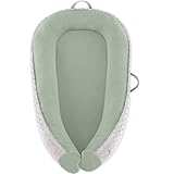 Babynest Kuschelnest Babynestchen 100% Baumwolle Waffle Nestchen Reisebett...