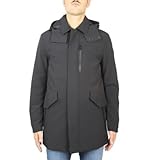 WOOLRICH BARROW MAC SOFT SHELL COAT GRÖSSE XL, Schwarz , XL