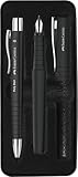 FABER-CASTELL 241050 - Schreibset Poly Pen mit Kugelschreiber und Füller,...