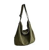 SINMIUANIME Segeltuch-Kuriertasche, große Umhängetasche, Handtasche,...