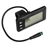 GD01 Wasserdichtes LCD-Display für E-Bike 5-poliger Stecker,...