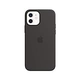 Apple Silikon Case mit MagSafe (für iPhone 12 | 12 Pro) - Schwarz - 6.1...