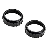 Muuookka 2 Stück SPS-Sandpumpenabdeckung mit Gewinde, Schwarzer Kragen,...