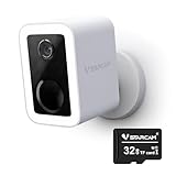 VSTARCAM 2K Außenkamera WLAN mit Micro-SD-Karte 32 GB, Nachtsicht, 2,4 GHz...