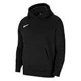 Nike Unisex-Child Y Nk FLC Park20 Po Hoodie Hooded Sweatshirt, Black/White,...