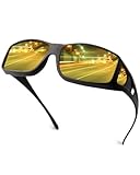 Fimoson Nachtsichtbrille für Männer Frauen Fit über Sonnenbrille Anti...