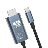zu HDTV-Adapter | Typ-C zum HD-TV-Kabel | 4K 60 Hz Converter kompatibel mit...