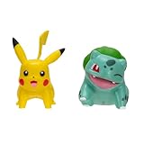 Pokémon PKW3587 - Battle Figure Pack - Pikachu und Bisasam, offizielle...