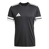 adidas Herren SQUADRA25 Jersey Short Sleeve, Black/White, L