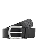 Herren Jack & Jones Ledergürtel JACHARRY Belt Leder Optik Gürtel mit Logo...