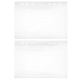 SUPVOX Acryl Binderdeckel A5 Transparent Nachfüllbare Planer Ordnerhülle...